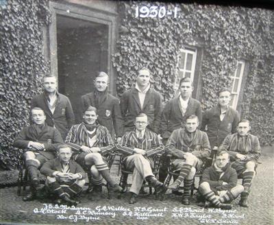 cc01201 1930 football.jpg; cc01201; 1930-31 Football team; Photograph